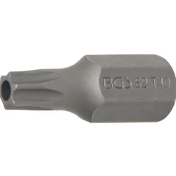 BGS Bit Antrieb Außensechskant 10 mm (3/8") T-Profil (für Torx) mit Bohrung T40 - 4640