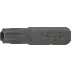 BGS Bit Antrieb Außensechskant 6,3 mm (1/4") T-Profil (für Torx) mit Bohrung T35 - 4736