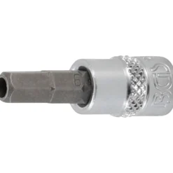 BGS Bit-Einsatz Antrieb Innenvierkant 6,3 mm (1/4") Innensechskant mit Bohrung 6 mm - 5156-6