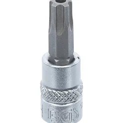 BGS Bit-Einsatz Antrieb Innenvierkant 6,3 mm (1/4") TS-Profil (für Torx Plus) mit Bohrung TS40 - 5184-TS40