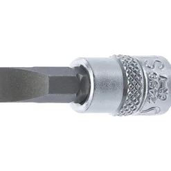 BGS Bit-Einsatz Antrieb Innenvierkant 6,3 mm (1/4") Schlitz 7 mm - 2496