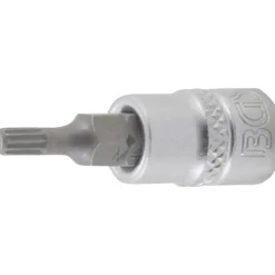 BGS Bit-Einsatz Antrieb Innenvierkant 6,3 mm (1/4") Innenvielzahn (für XZN) M4 - 5105-M4