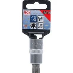 BGS Bit-Einsatz Antrieb Innenvierkant 12,5 mm (1/2") Keil-Profil (für RIBE) M12 - 4156