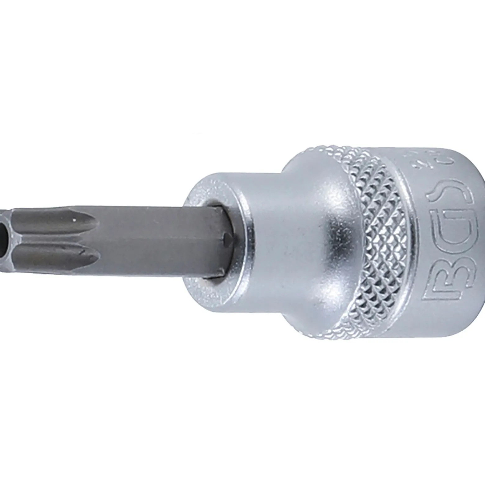 BGS Bit-Einsatz Antrieb Innenvierkant 10 mm (3/8") T-Profil (für Torx) mit Bohrung T40 - 2575
