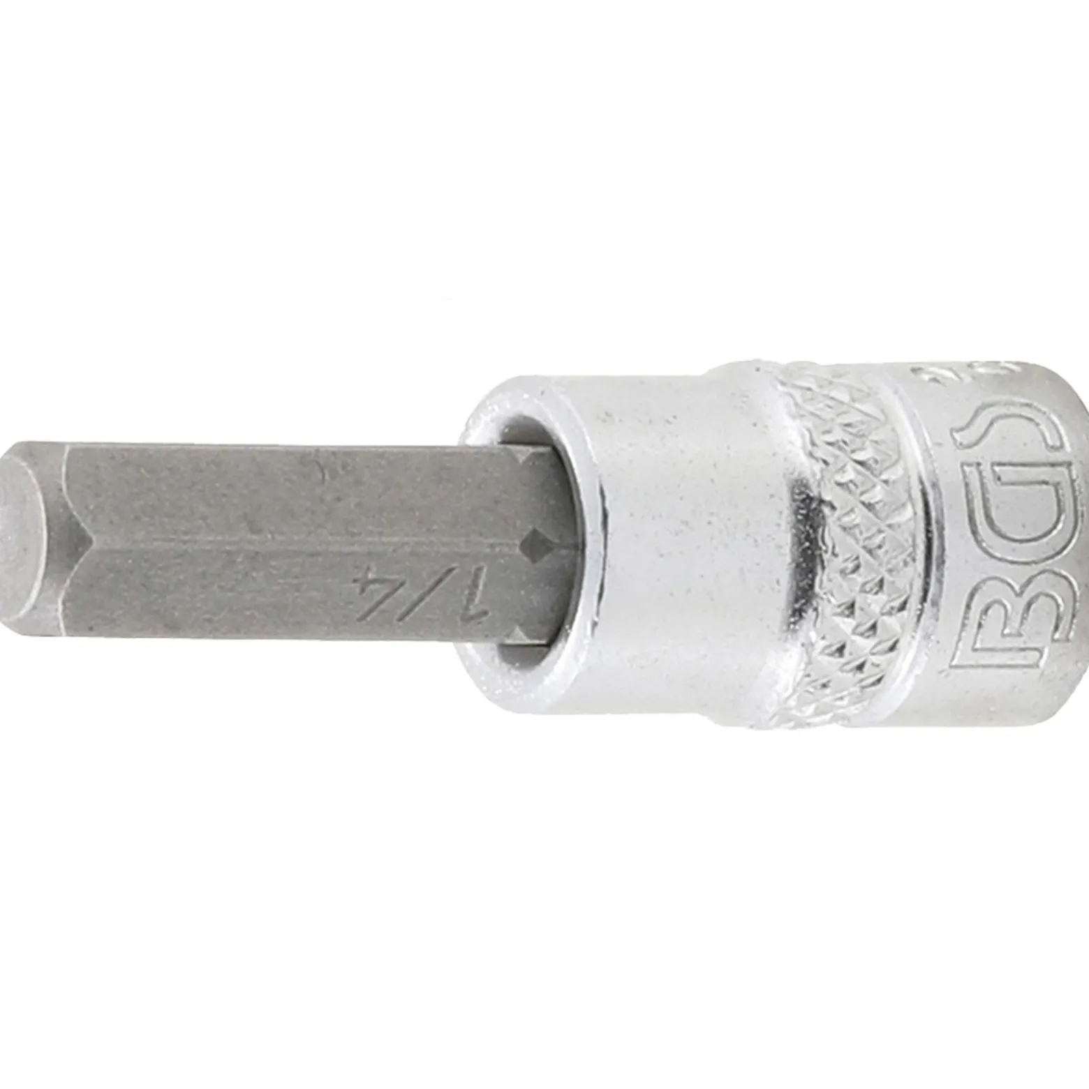 BGS Bit-Einsatz Antrieb Innenvierkant 6,3 mm (1/4") Innensechskant 1/4" - 2745