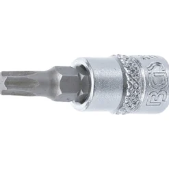 BGS Bit-Einsatz Antrieb Innenvierkant 6,3 mm (1/4") T-Profil (für Torx) T27 - 2594