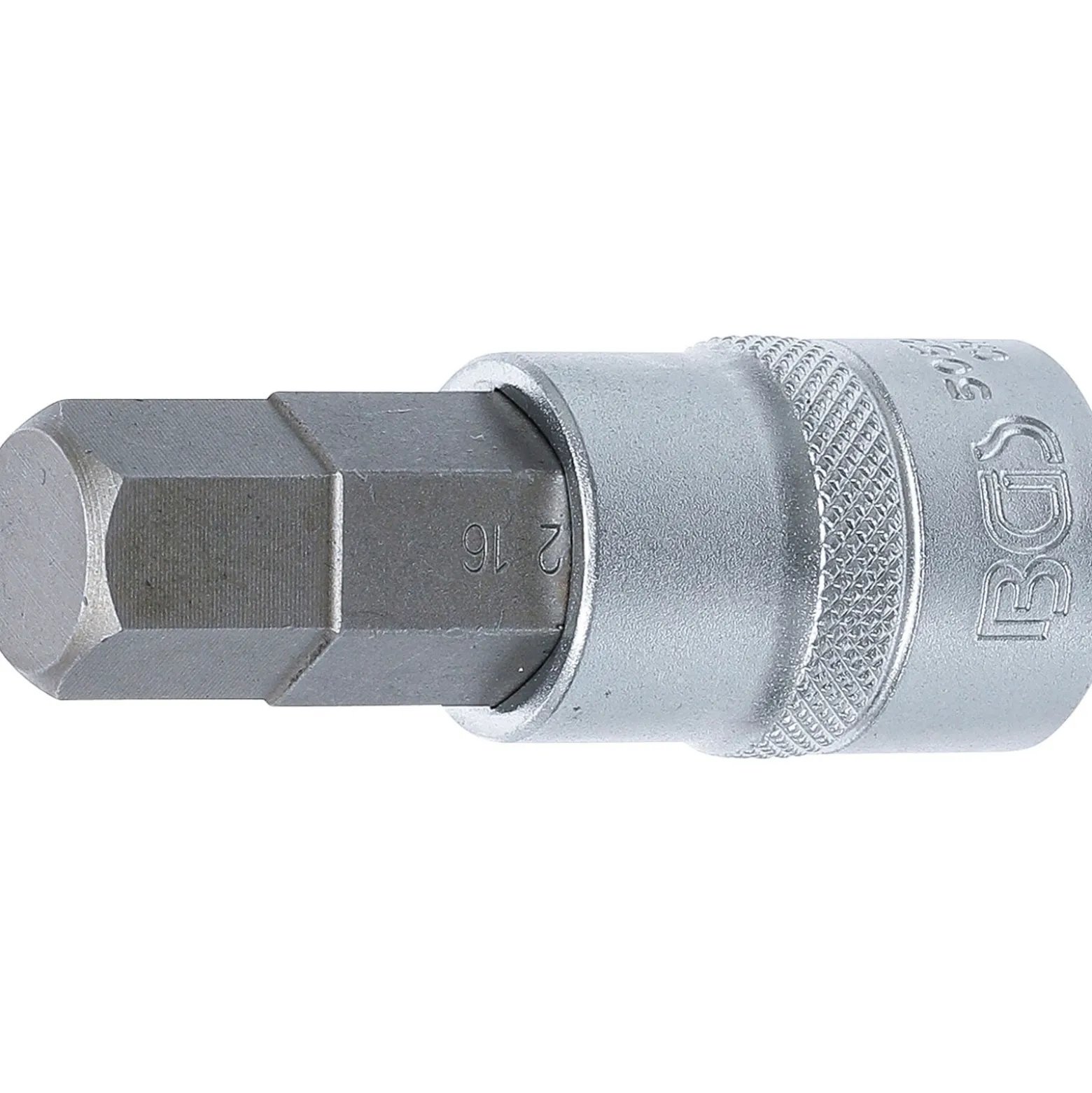 BGS Bit-Einsatz Antrieb Innenvierkant 12,5 mm (1/2") Innensechskant 16 mm - 5052-16