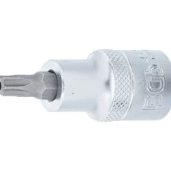 BGS Bit-Einsatz Antrieb Innenvierkant 12,5 mm (1/2") T-Profil (für Torx) mit Bohrung T40 - 4326