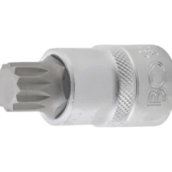 BGS Bit-Einsatz Antrieb Innenvierkant 12,5 mm (1/2") Innenvielzahn (für XZN) M16 - 4346