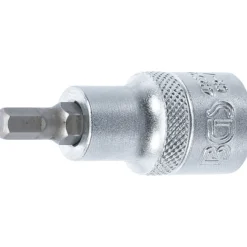 BGS Bit-Einsatz Antrieb Innenvierkant 12,5 mm (1/2") Innensechskant 6 mm - 4252