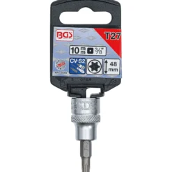 BGS Bit-Einsatz Antrieb Innenvierkant 10 mm (3/8") T-Profil (für Torx) T27 - 2544
