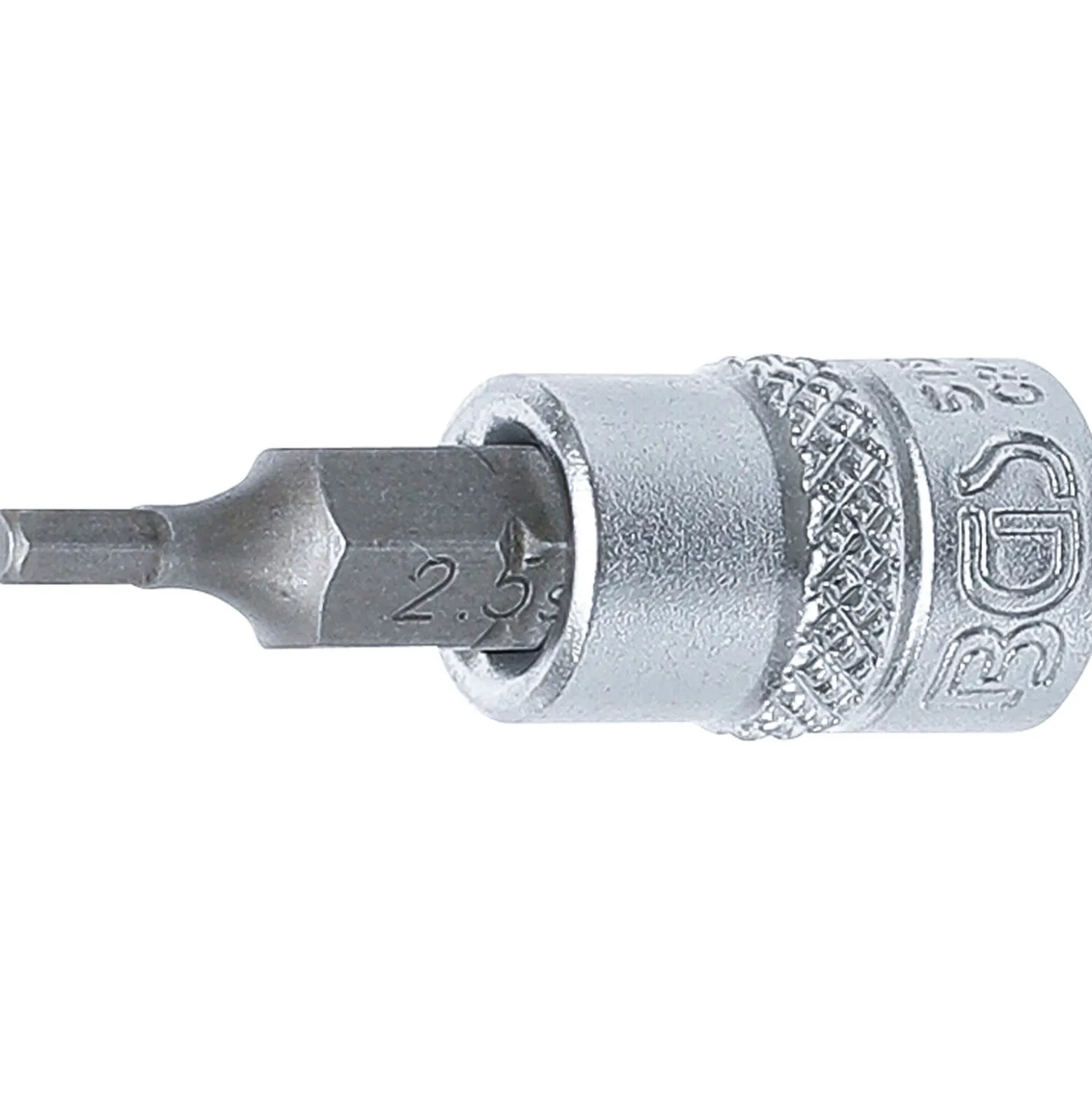 BGS Bit-Einsatz Antrieb Innenvierkant 6,3 mm (1/4") Innensechskant 2,5 mm - 5154