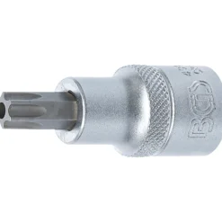 BGS Bit-Einsatz Antrieb Innenvierkant 12,5 mm (1/2") T-Profil (für Torx) mit Bohrung T50 - 4328