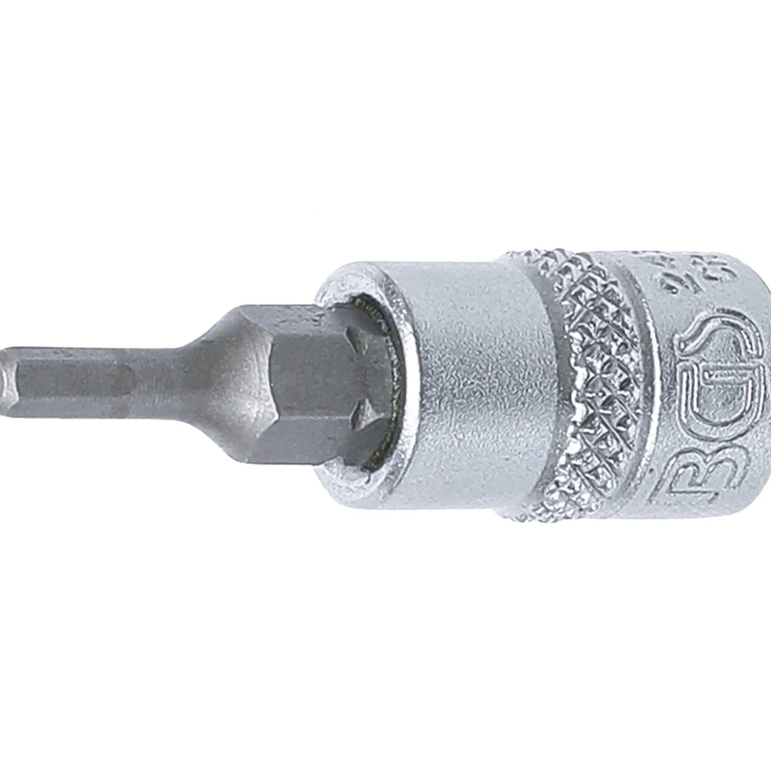 BGS Bit-Einsatz Antrieb Innenvierkant 6,3 mm (1/4") Innensechskant 3 mm - 2497