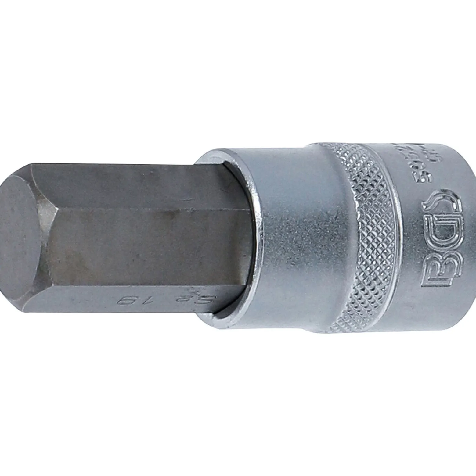 BGS Bit-Einsatz Antrieb Innenvierkant 12,5 mm (1/2") Innensechskant 19 mm - 5052-19