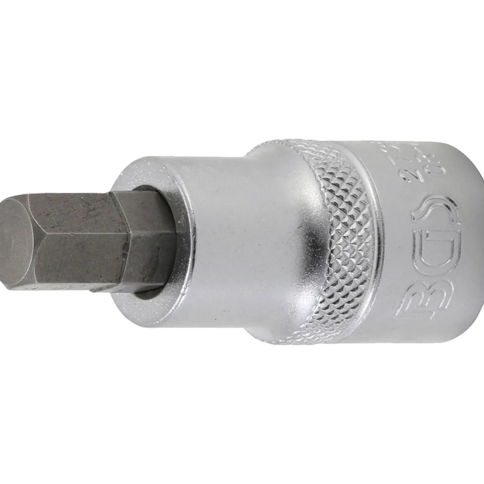 BGS Bit-Einsatz Länge 55 mm Antrieb Innenvierkant 12,5 mm (1/2") Innensechskant 3/8" - 2736