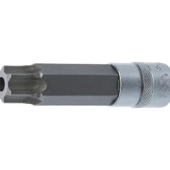 BGS Bit-Einsatz Länge 110 mm Antrieb Innenvierkant 12,5 mm (1/2") T-Profil (für Torx) mit Bohrung T100 - 5103-TB100