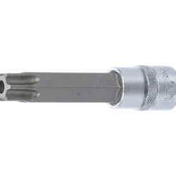 BGS Bit-Einsatz Länge 110 mm Antrieb Innenvierkant 12,5 mm (1/2") T-Profil (für Torx) mit Bohrung T80 - 5103-TB80