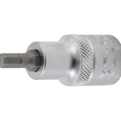 BGS Bit-Einsatz Länge 55 mm Antrieb Innenvierkant 12,5 mm (1/2") Innensechskant 7/32" - 2732