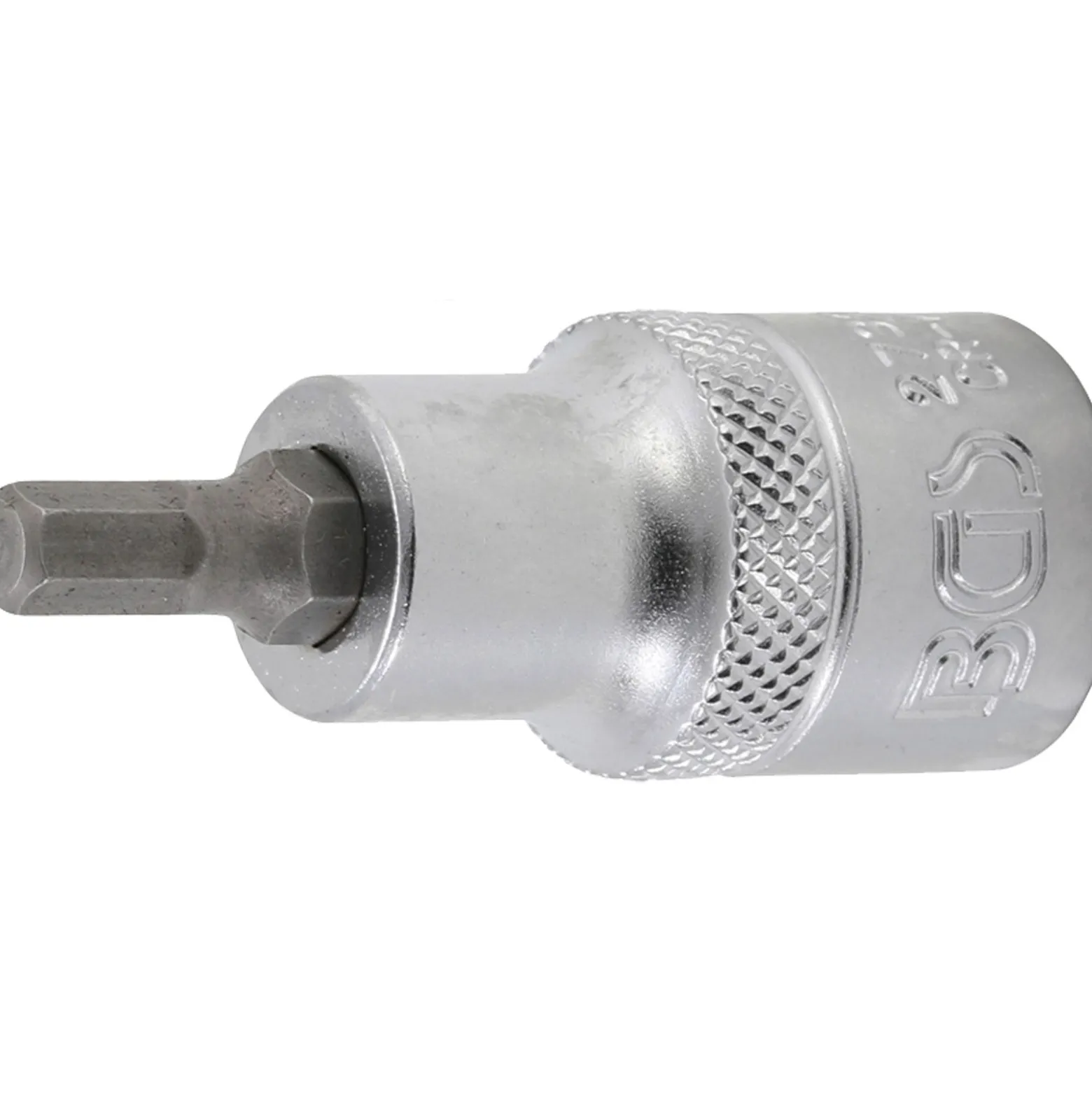BGS Bit-Einsatz Länge 55 mm Antrieb Innenvierkant 12,5 mm (1/2") Innensechskant 7/32" - 2732