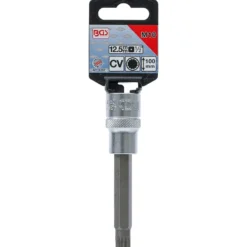 BGS Bit-Einsatz Länge 100 mm Antrieb Innenvierkant 12,5 mm (1/2") Innenvielzahn (für XZN) M10 - 4362