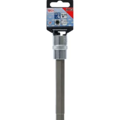 BGS Bit-Einsatz Länge 140 mm Antrieb Innenvierkant 12,5 mm (1/2") Innensechskant 13 mm - 5184-H13