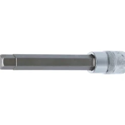 BGS Bit-Einsatz Länge 140 mm Antrieb Innenvierkant 12,5 mm (1/2") Innensechskant 13 mm - 5184-H13
