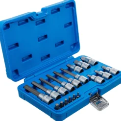BGS Bit-Einsatz-Satz Antrieb Innenvierkant 6,3 mm (1/4") / 12,5 mm (1/2") Innensechskant 18tlg.- 5171