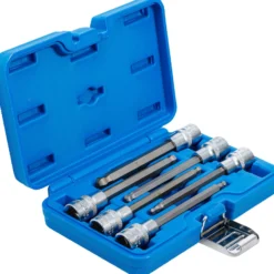BGS Bit-Einsatz-Satz Antrieb Innenvierkant 12,5 mm (1/2") Innensechskant mit Kugelkopf 5 - 12 mm 6tlg. - 4258
