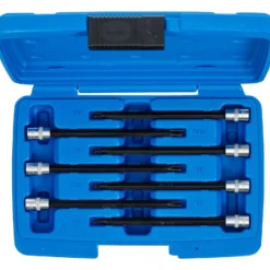 BGS Bit-Einsatz-Sortiment Antrieb Innenvierkant 6,3 mm (1/4") T-Profil (für Torx) mit Kugelkopf T10 - T40 7tlg. - 8618