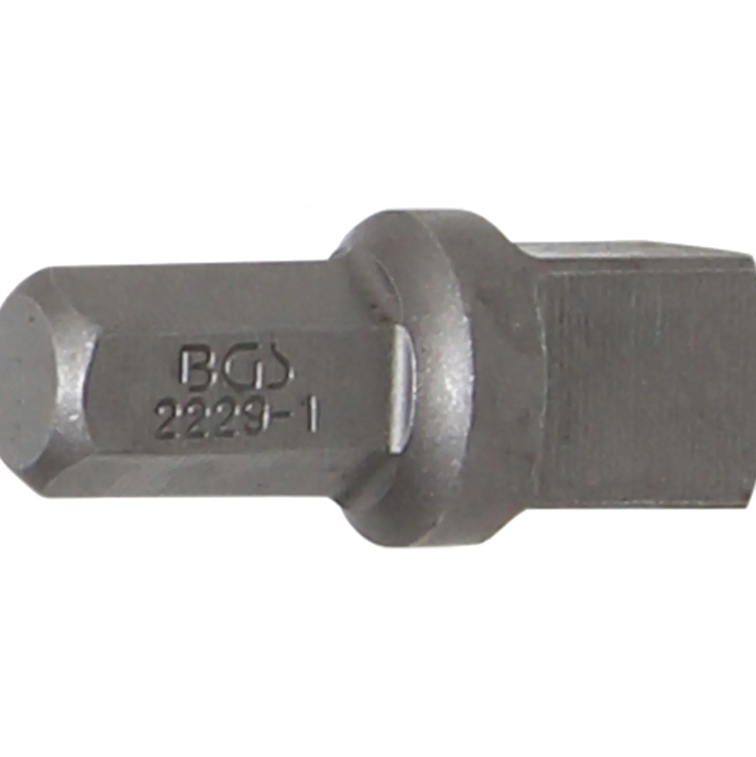 BGS Bit-Knarren-Adapter Außensechskant 8 mm (5/16") - Außenvierkant 10 mm (3/8") 30 mm - 2229-1