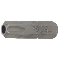 BGS Bit Länge 30 mm Antrieb Außensechskant 8 mm (5/16") T-Profil (für Torx) mit Bohrung T50 - 4450