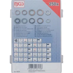 BGS Dichtring-Sortiment Kupfer / Aluminium / Nylon 250tlg. - 85225