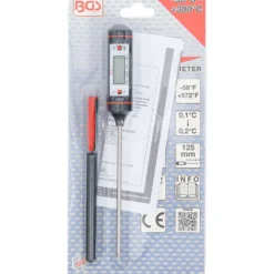 BGS Digital-Thermometer mit Edelstahl-Messsonde - 8714