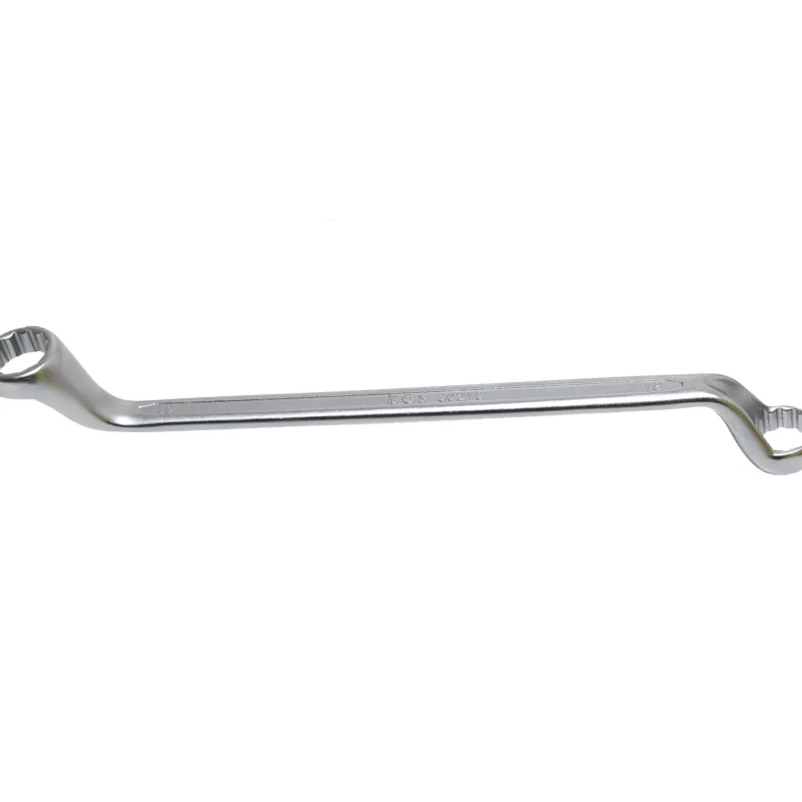 BGS Doppel-Ringschlüssel tief gekröpft SW 17 x 19 mm - 30217