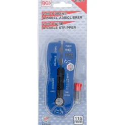 BGS Draht-/Kabel-Abisolierer "2-IN-1" 0,8 - 2,6 mm - 8490