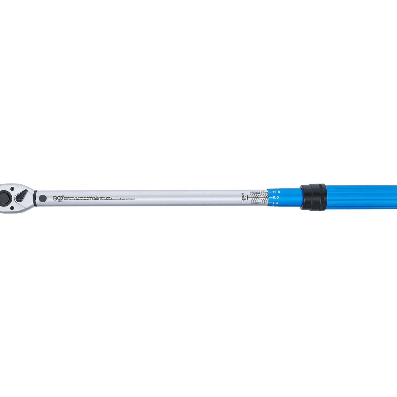 BGS Drehmomentschlüssel Abtrieb Außenvierkant 12,5 mm (1/2") 60 - 330 Nm - 2829