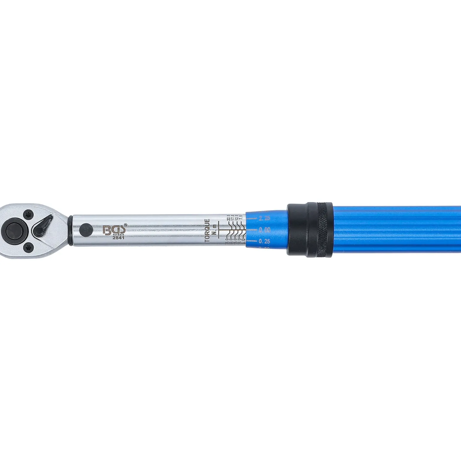 BGS Drehmomentschlüssel Abtrieb Außenvierkant 10 mm (3/8") 5 - 25 Nm - 2841