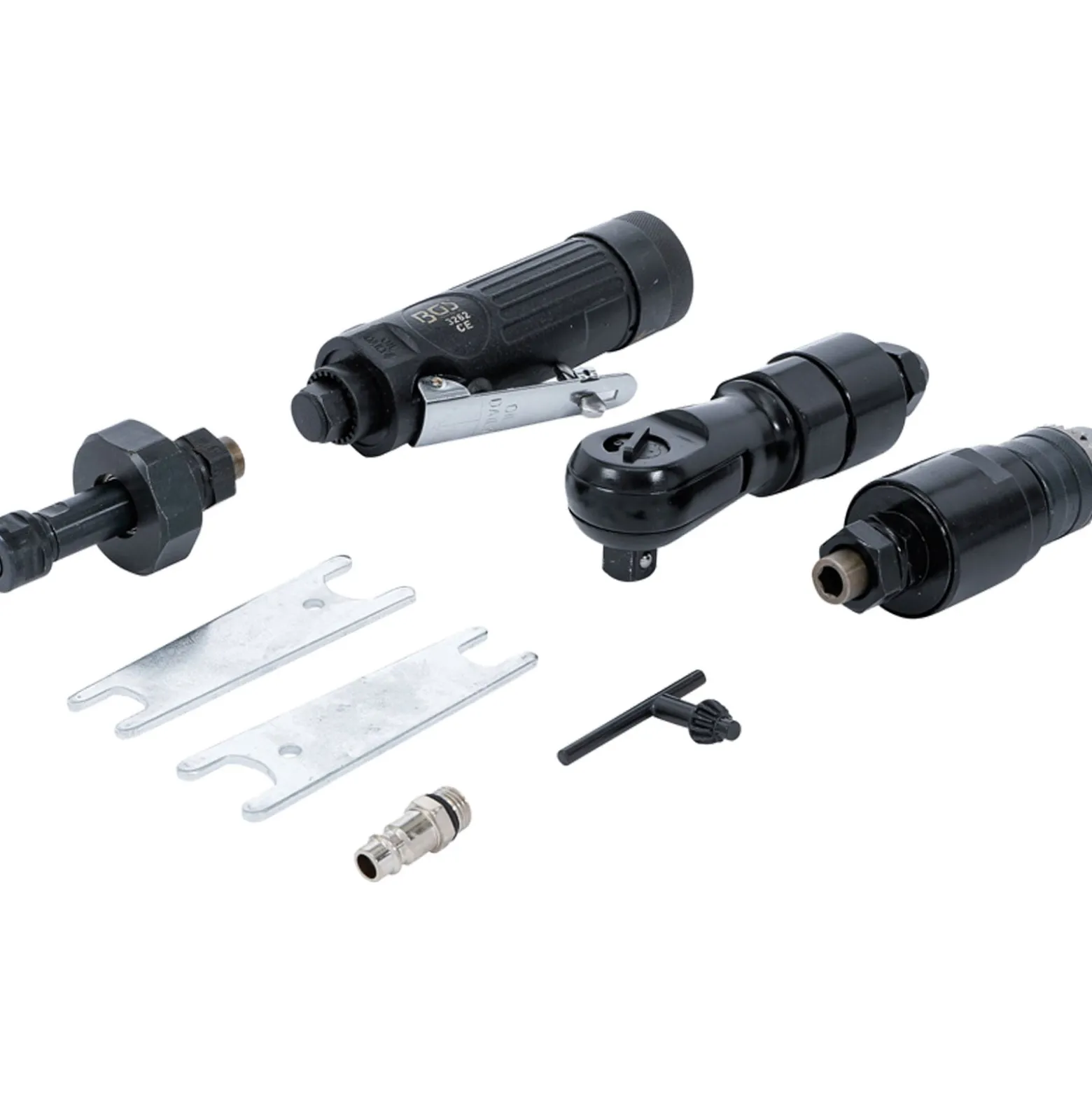 BGS Druckluft-Multiwerkzeug mit 3 auswechselbaren Arbeitsköpfen - 3262