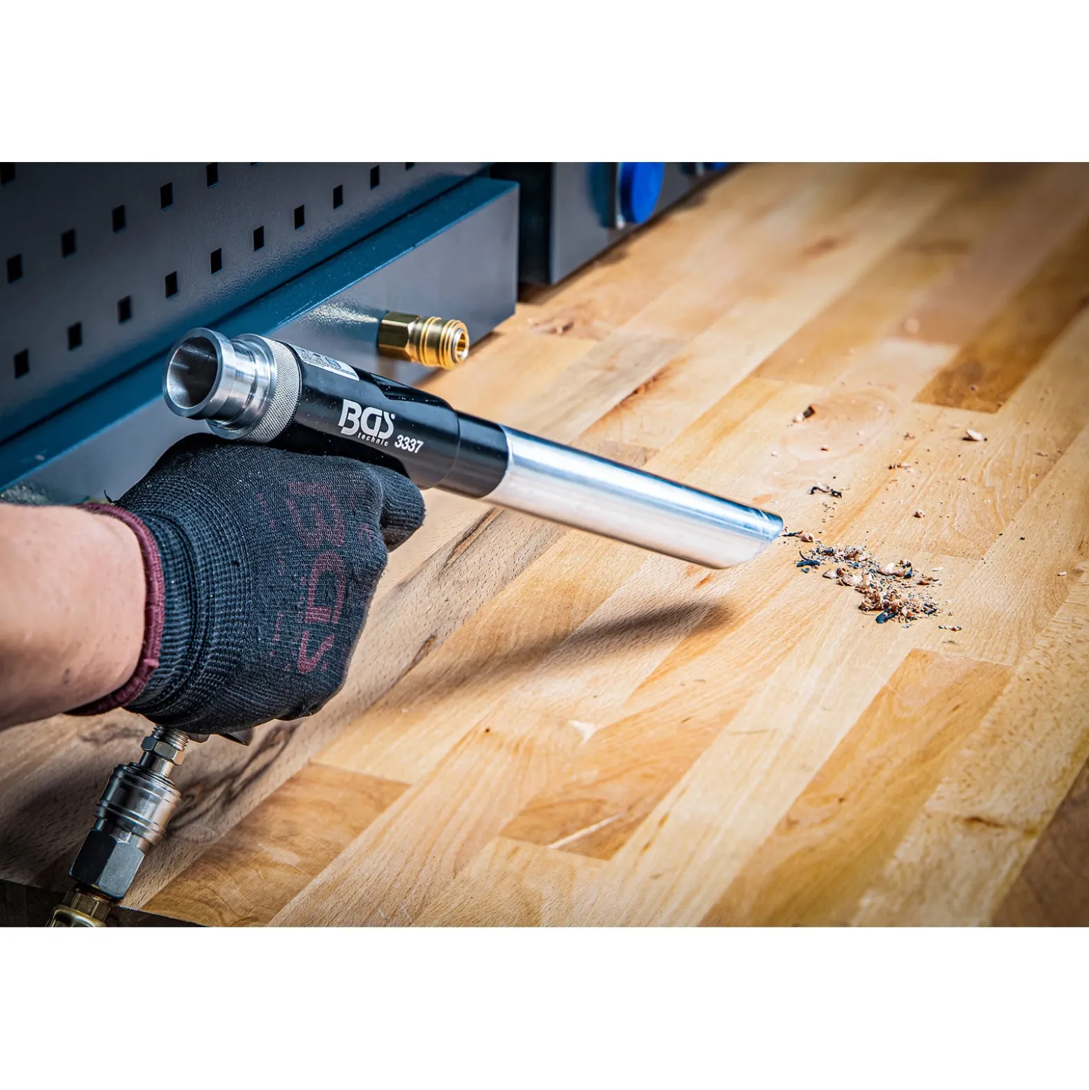 BGS Druckluft-Saug- / Blaspistole umschaltbar 8tlg. - 3337