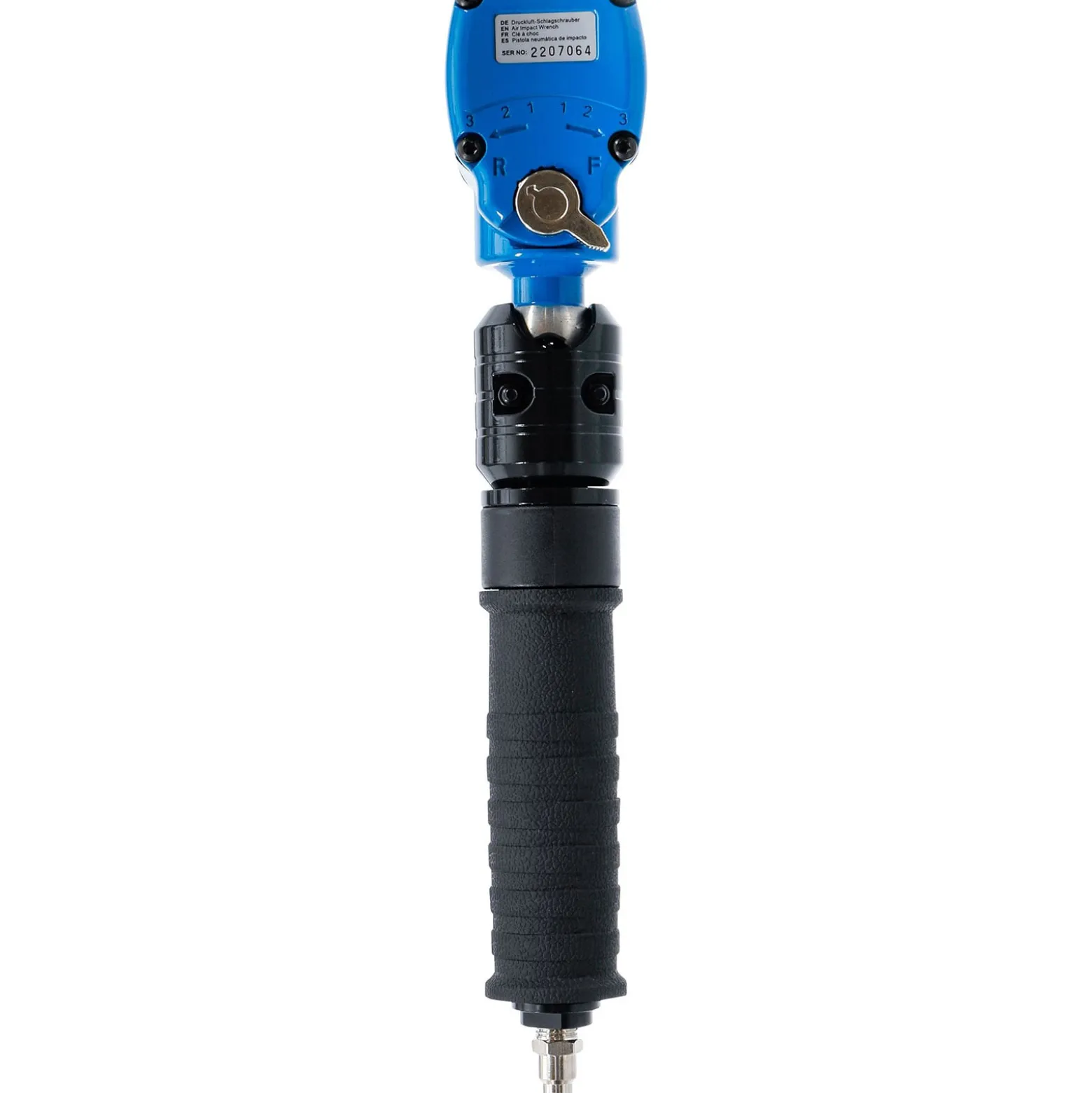 BGS Druckluft-Schlagschrauber abgewinkelt mit dreh- und neigbarem Kopf 12,5 mm (1/2") 650 Nm - 74232