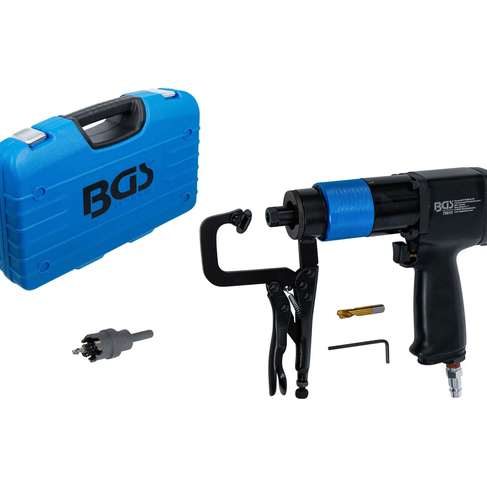 BGS Druckluft-Schweißpunkt-Fräser-Satz - 70915