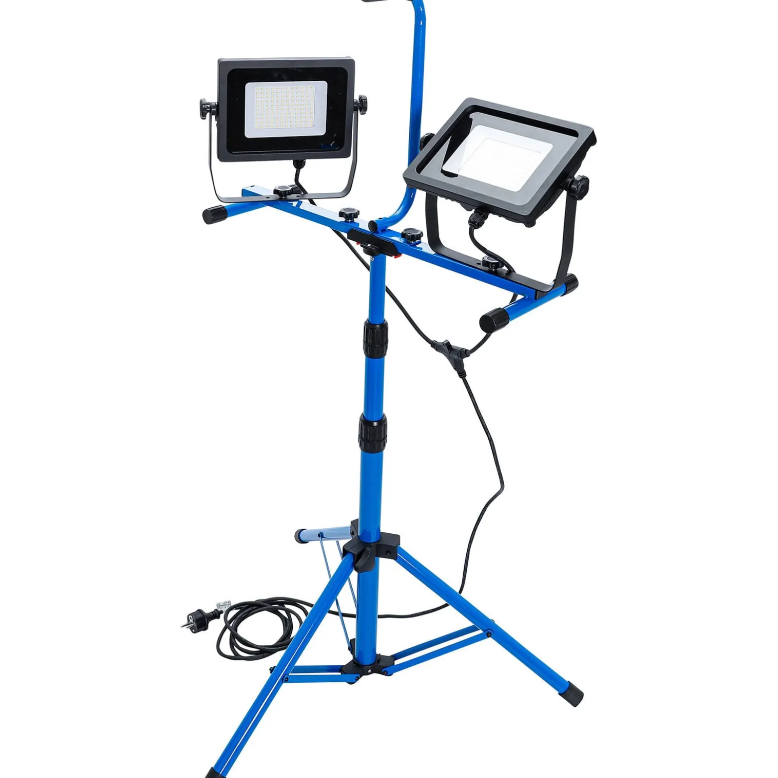 BGS Duo-SMD-LED-Arbeits-Strahler mit Stativ 2 x 70 W - 85338