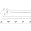 BGS Einmaulschlüssel DIN 894 SW 15 mm - 34215