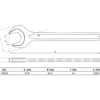BGS Einmaulschlüssel DIN 894 SW 41 mm - 34241