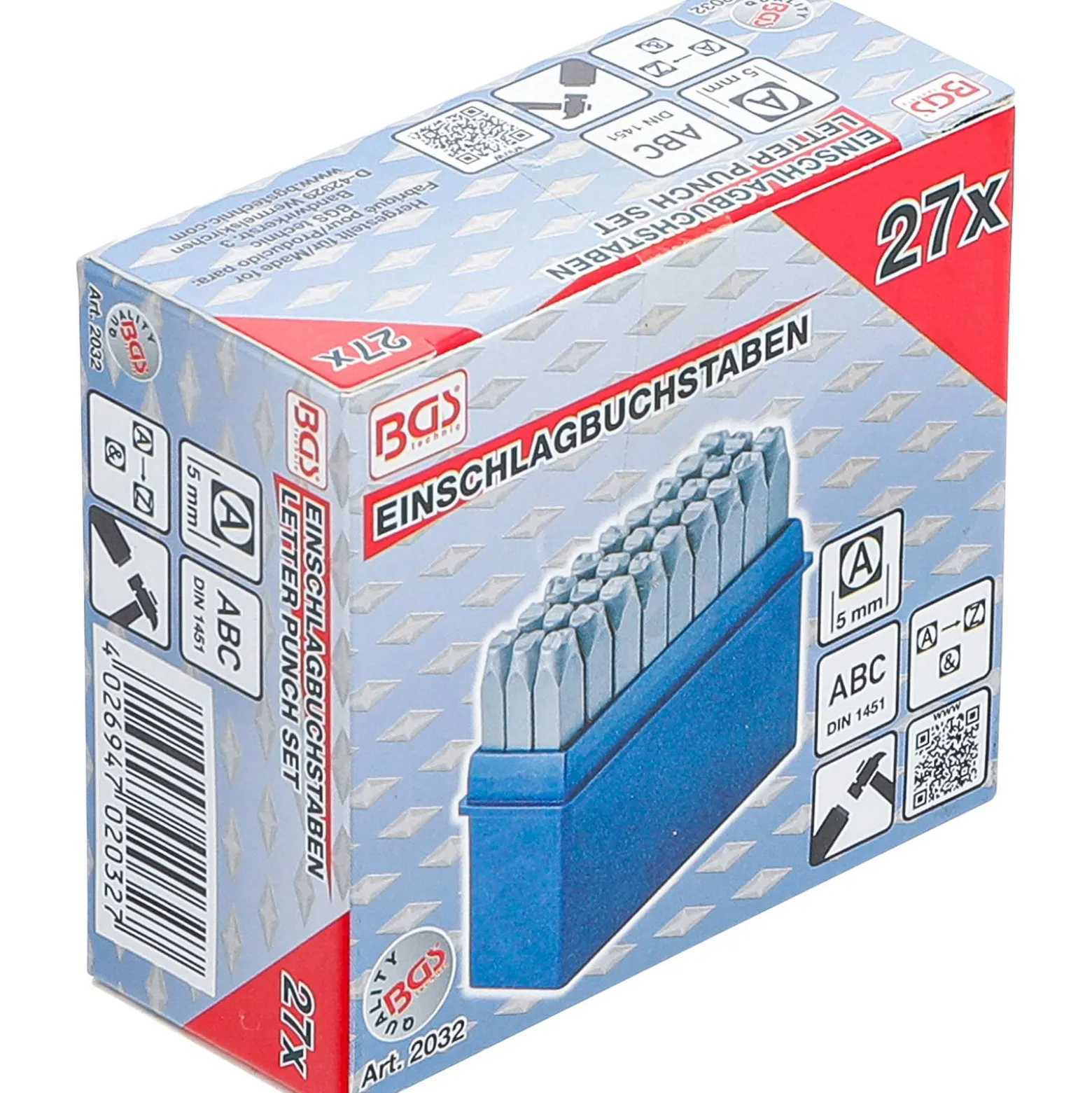 BGS Einschlagbuchstaben 5 mm - 2032