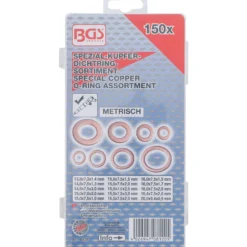 BGS Einspritzdüsen-Kupferring-Sortiment 150tlg. - 8120