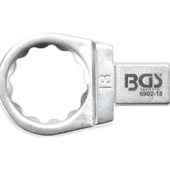 BGS Einsteck-Ringschlüssel 18 mm Aufnahme 9 x 12 mm - 6902-18