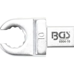 BGS Einsteck-Ringschlüssel offen 10 mm Aufnahme 9 x 12 mm - 6904-10