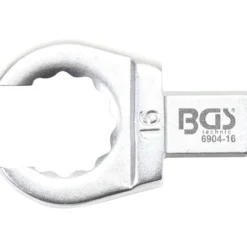 BGS Einsteck-Ringschlüssel offen 16 mm Aufnahme 9 x 12 mm - 6904-16
